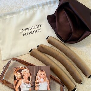 Overnight Blowout Grande On-The-Go Bundle - Blonde Rods/Brown Scarf